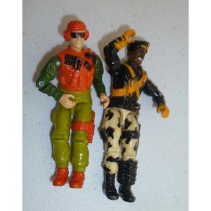Lot GI Joe 3.75" Figures 3 3/4" 1988 Skidmark 1991 Stalker